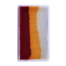 Splitcake Block 43333 d.rood/geel/wit  28 gr. 9